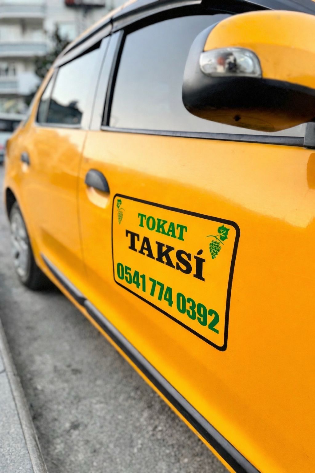 Tokat merkez ilçe taksi 7/24